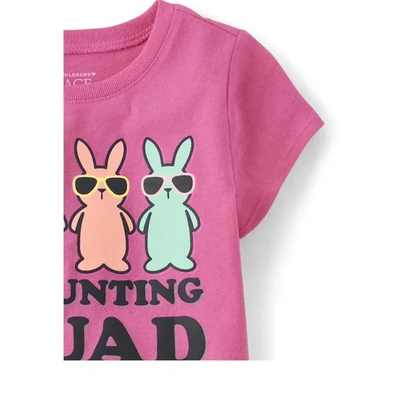 The Children’s Place Toddler Girls Rose Short Sleeve Graphic Tee Size 5T - Picture 3 of 3